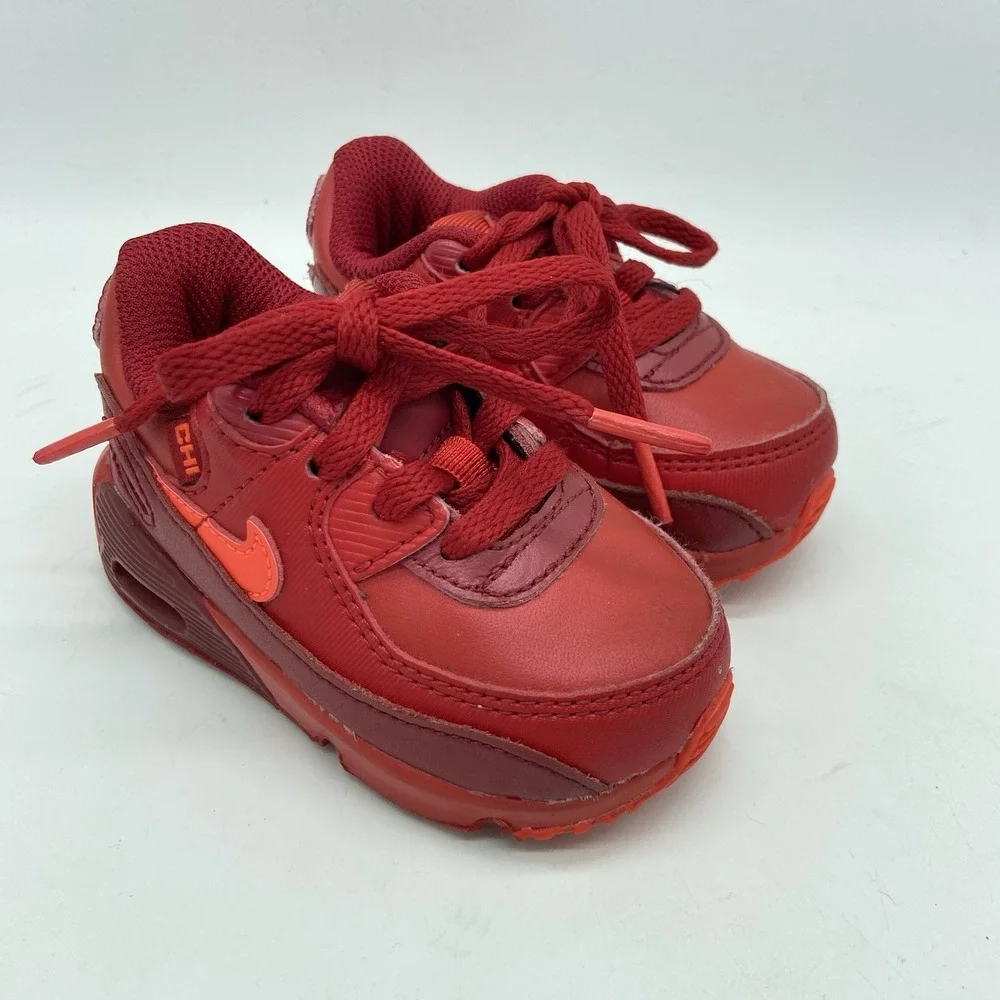Nike Size 4C Kids Toddler Shoes Athletic Sneakers Running Triple Red Air Max Chi